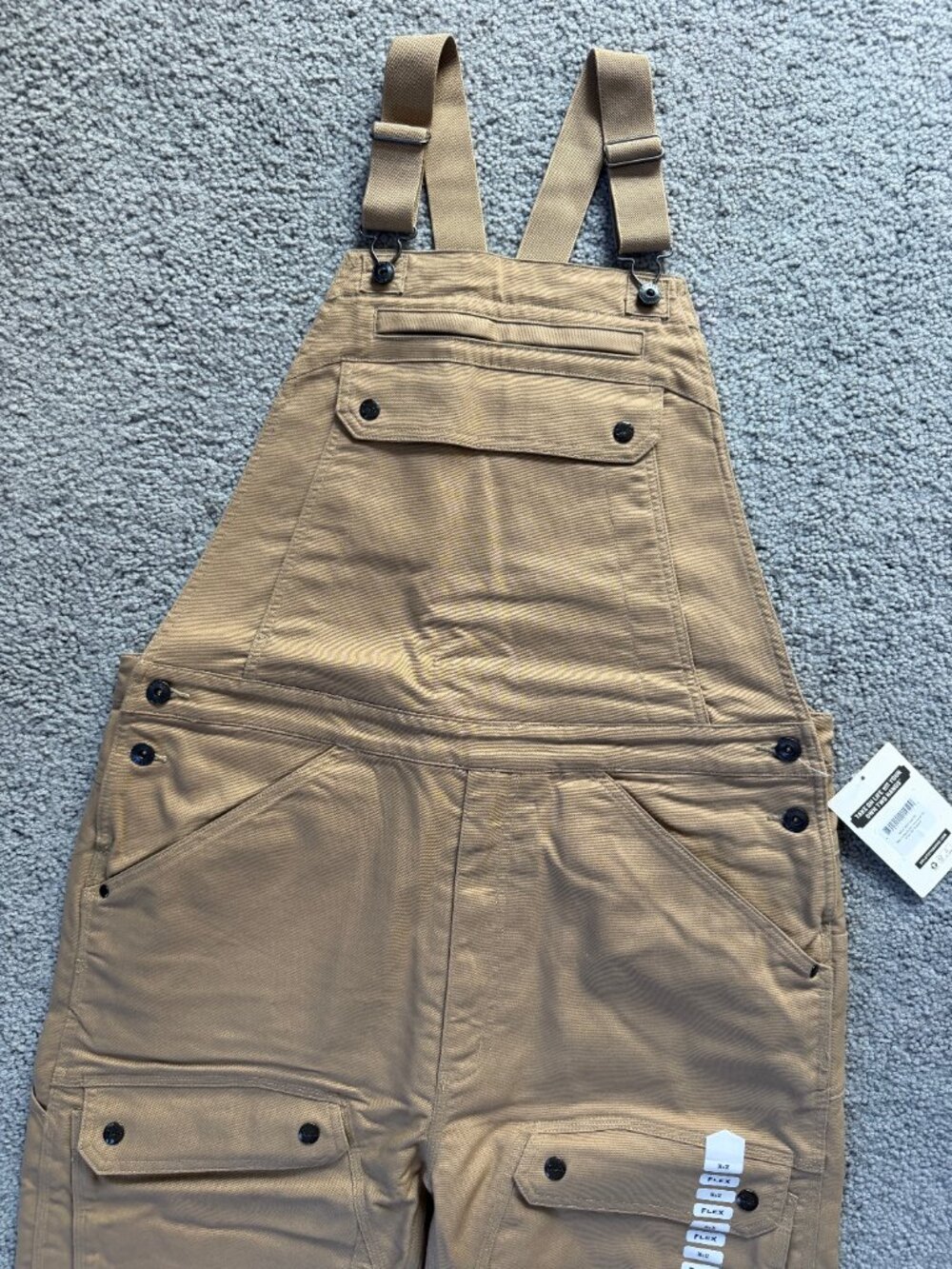 DuluthFlex Fire Hose HD Lined Bib Overalls Men's Sz. 36x32 - New With Tags - Picture 7 of 15